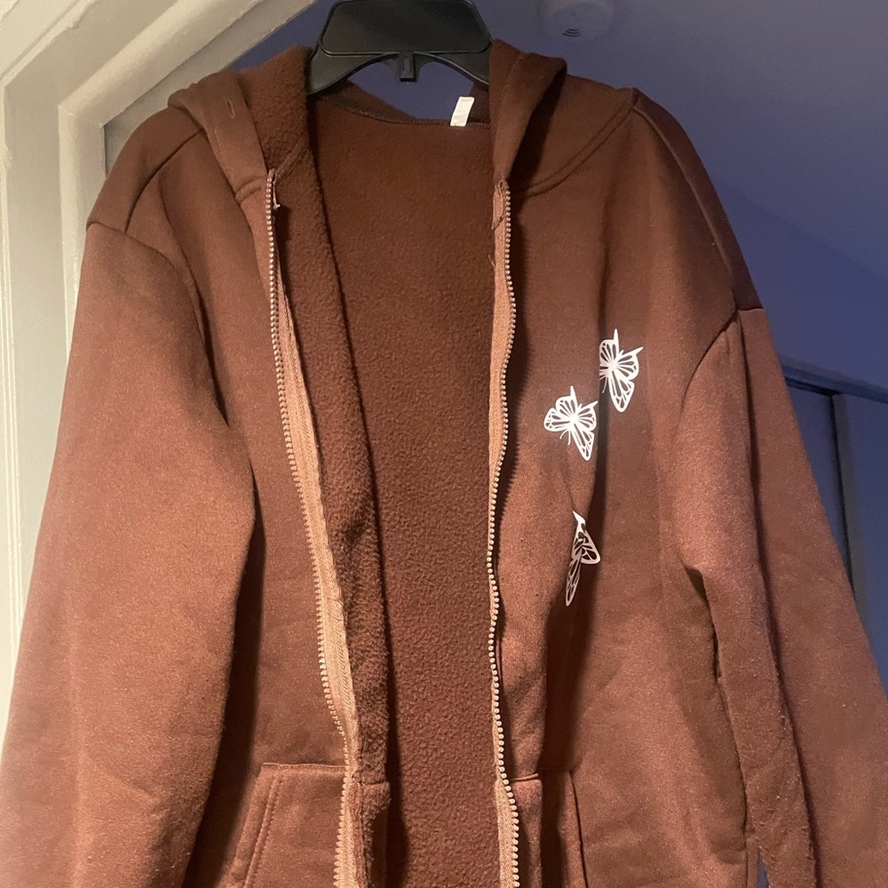 Shein large butterfly jacket